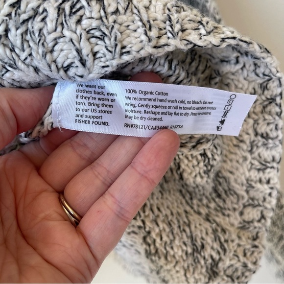 Eileen Fisher Marled Organic Cotton Sweater Size M - Picture 5 of 8